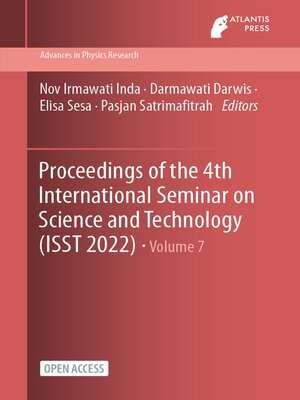 cover image of Proceedings of the 4th International Seminar on Science and Technology (ISST 2022)